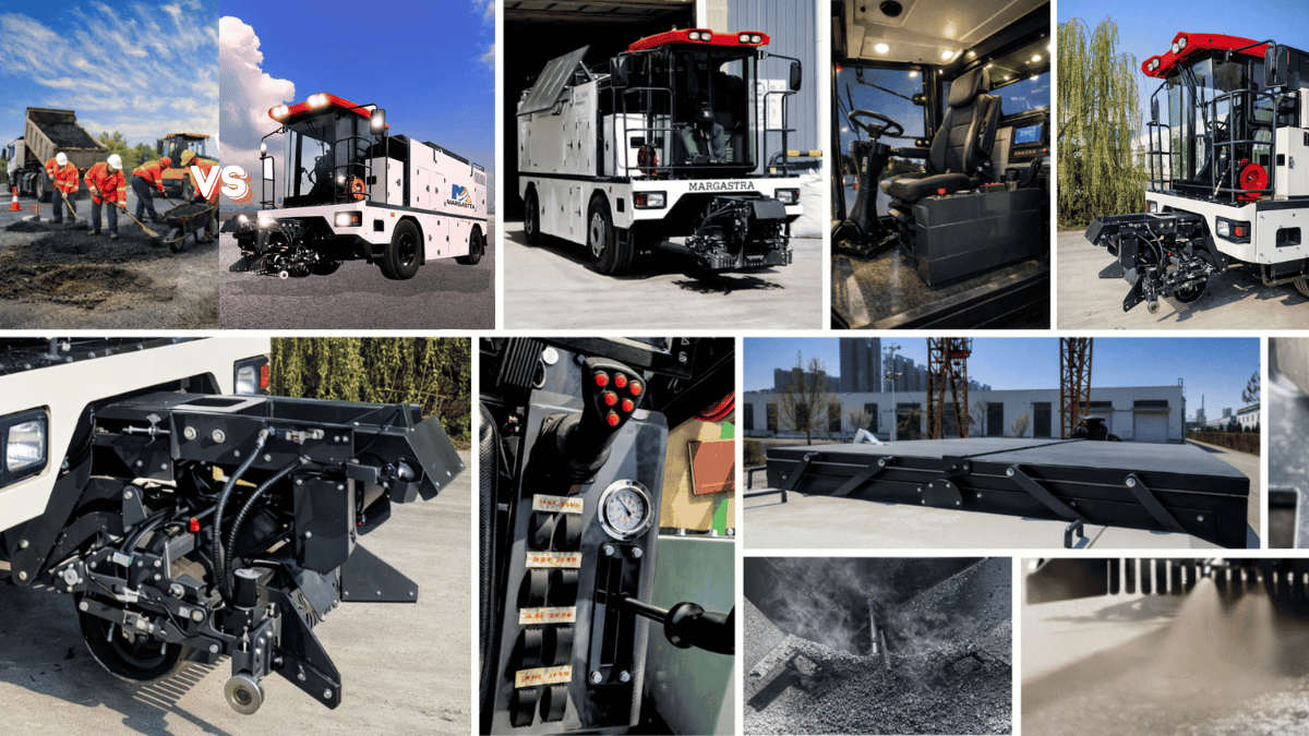 margastra pothole patcher machine