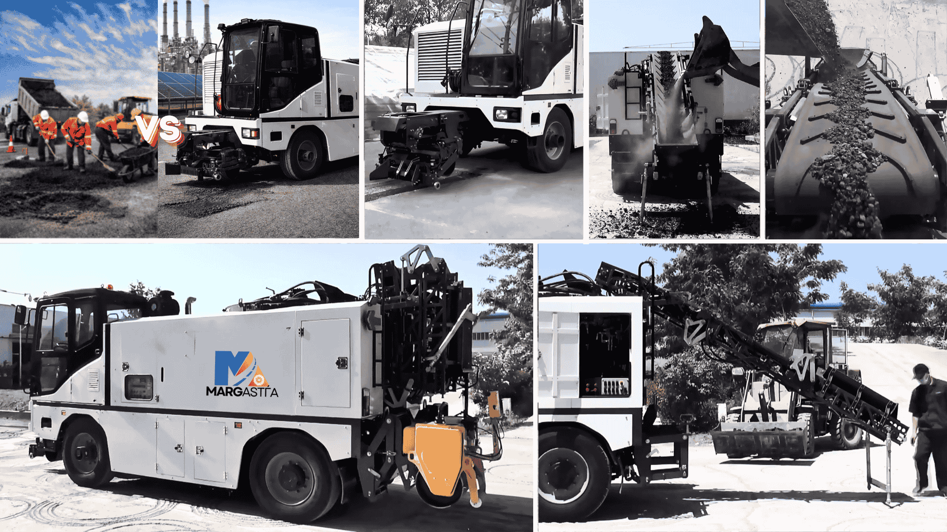 margastra pothole patcher machine
