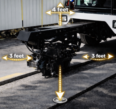 Margastra Pothole Patcher Screen & Joystick